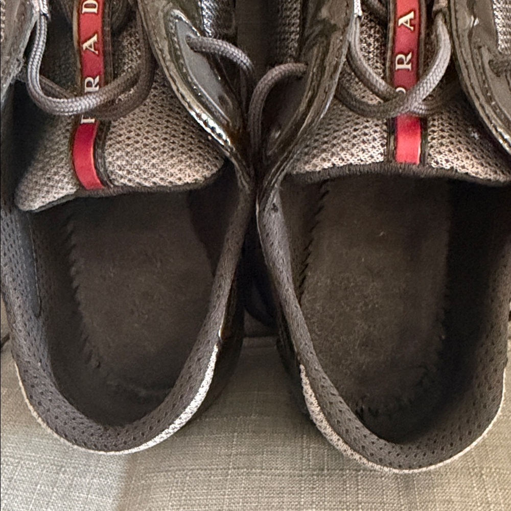 Prada Women’s America’s Cup Sneakers - Olive - Size 40/US 10 - Picture 3 of 7